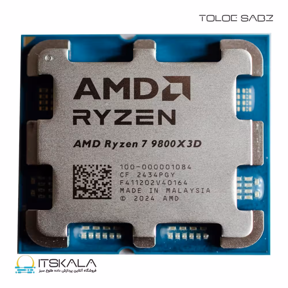 قیمت و خرید پردازنده ای‌ام‌دی Ryzen 7 9800X3D فرکانس 4.7 گیگاهرتز | ITSKALA
