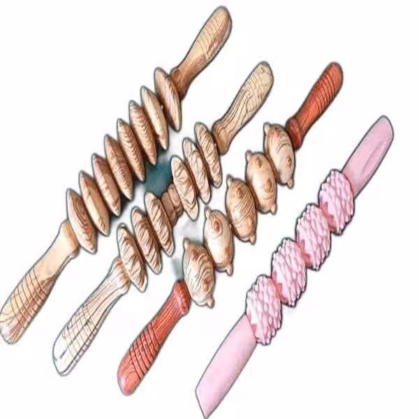 ست ماساژور دستی چوبی وارداتی