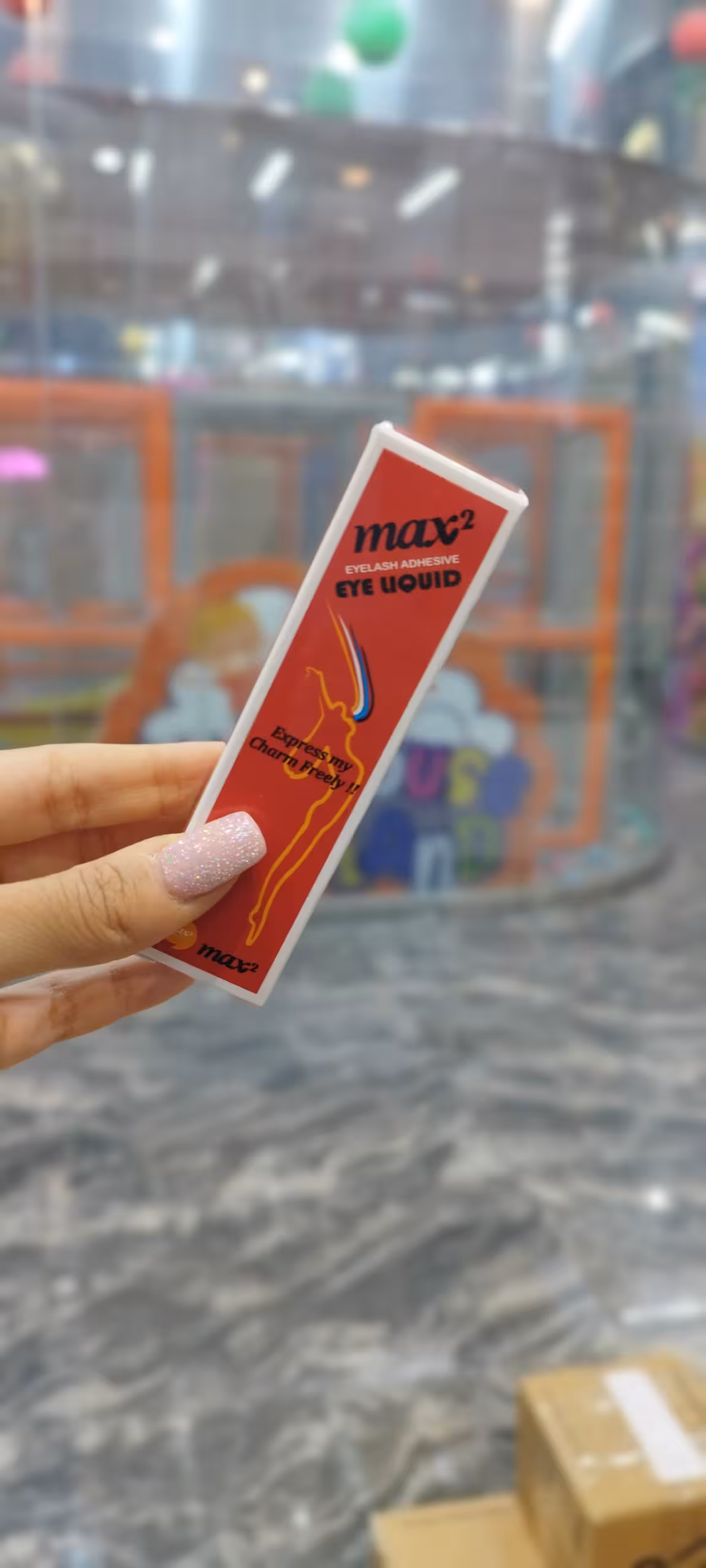 چسب موقت کاشت مژه شیشه ای مکس 2 اصلی Max2