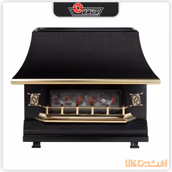 بخاری دودکش دار ایران شرق مدل 18000 (آذرخش CH180) مشکی