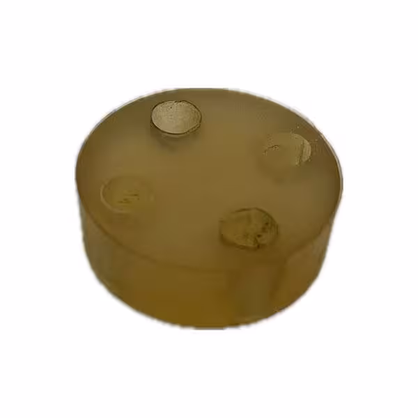 قطعه سیلیکونی گرد 10*30 میلیمتر 4 سوراخه (6)