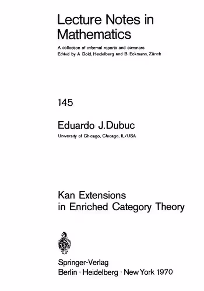 خرید و دانلود نسخه کامل کتاب Kan Extensions in Enriched Category Theory