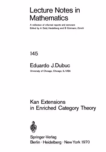 خرید و دانلود نسخه کامل کتاب Kan Extensions in Enriched Category Theory