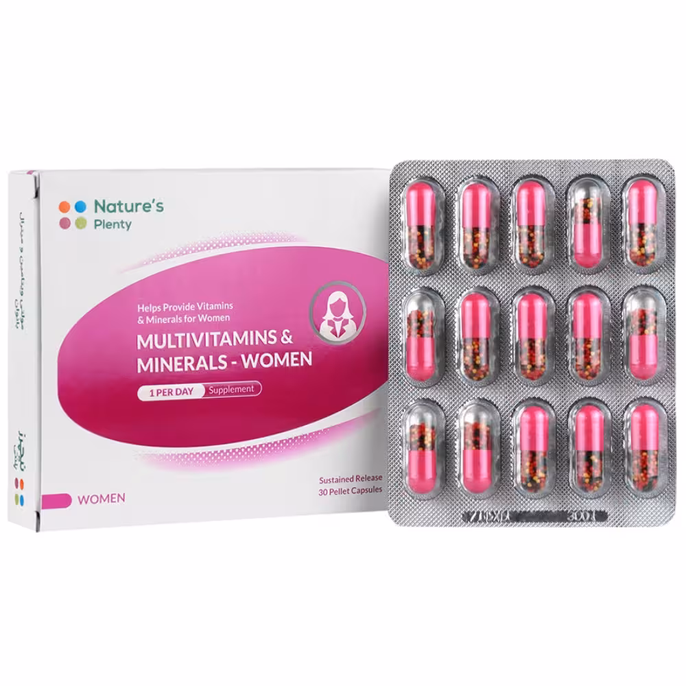 مولتی ویتامین و مینرال بانوان نیچرز پلنتی | 30 عددی