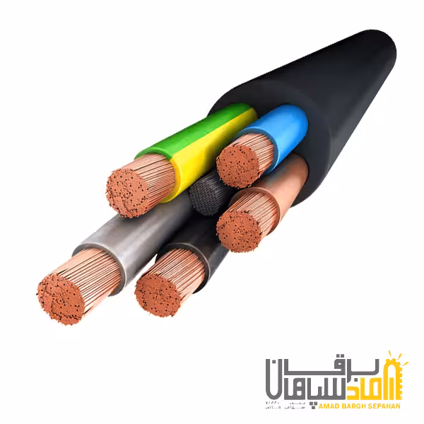 کابل افشان 5 در 075 هادی نور NYMHY (یک متر)