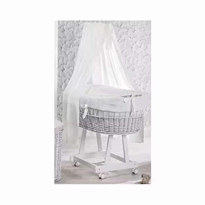 گهواره چوبی چرخ دار picci مدل PICCI BO BO PANNA 09