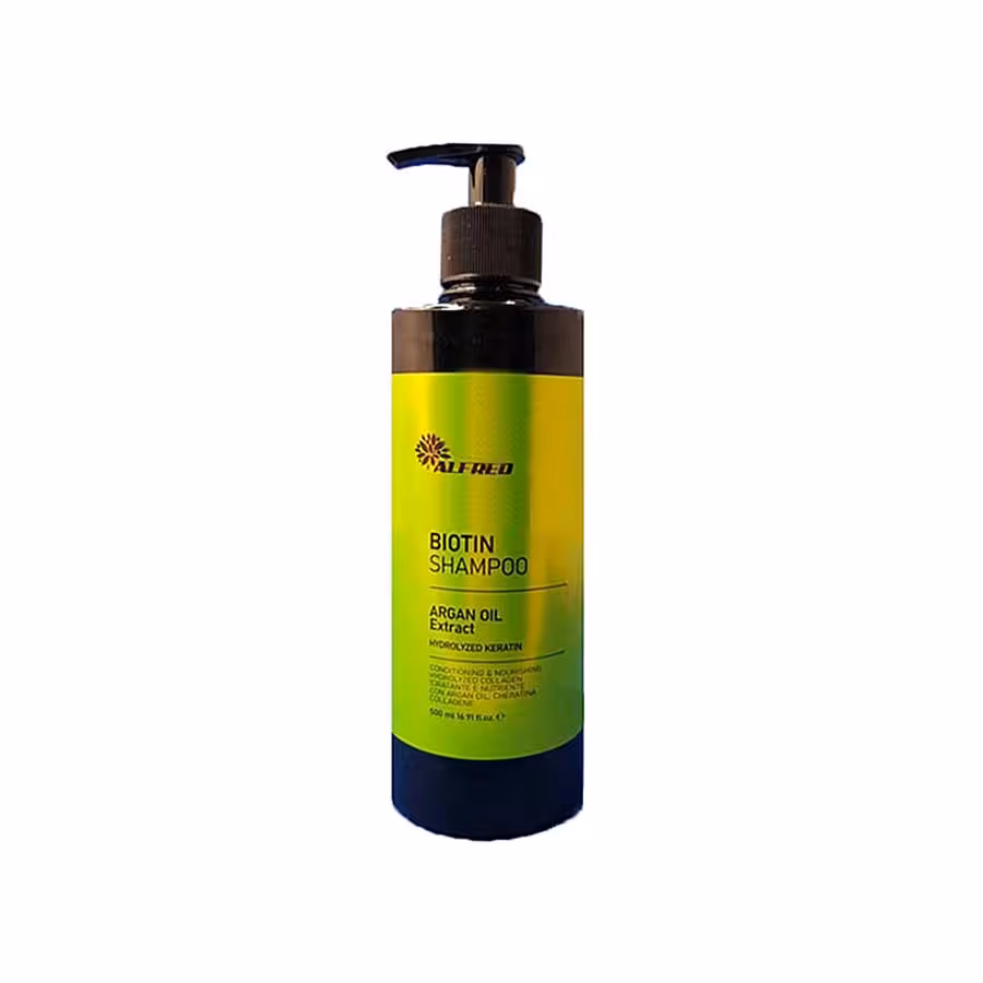شامپو ضد ریزش بیوتین BIOTIN حجم 500 میل آلفرد - ALFRED