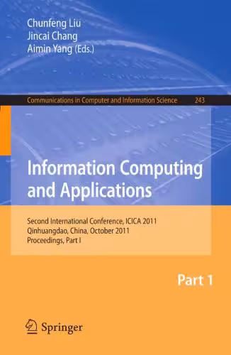 خرید و دانلود نسخه کامل کتاب Information Computing and Applications