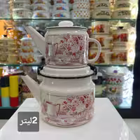 کتری قوری لعابی روسیه
