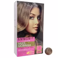 کیت رنگ مو اسکالیم سری collagen keratin شماره 7 حجم 100 میلی لیتر رنگ بلوند متوسط