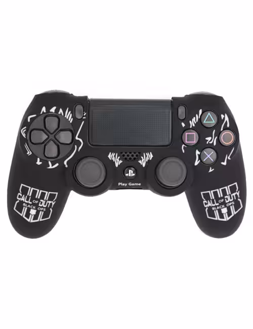 روکش محافظ دسته PS4 لیزری مشکی سفید طرح کال آف دیوتی