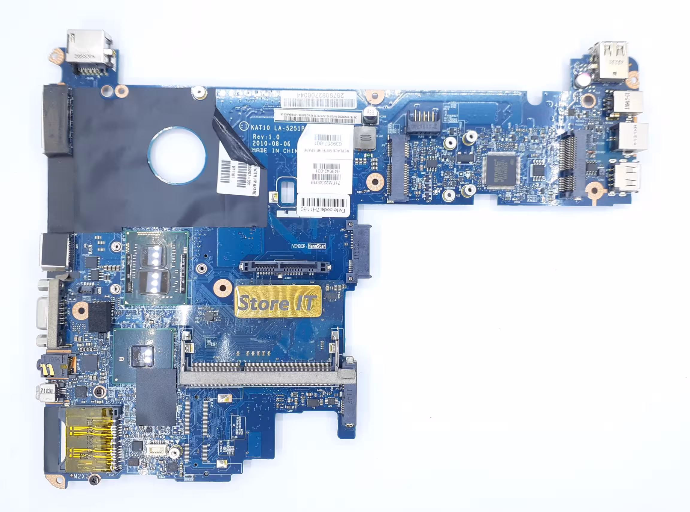 مادربرد لپ تاپ اچ پی EliteBook 2540p | LA-5251p | i3-370m | گرافیک اینتلی