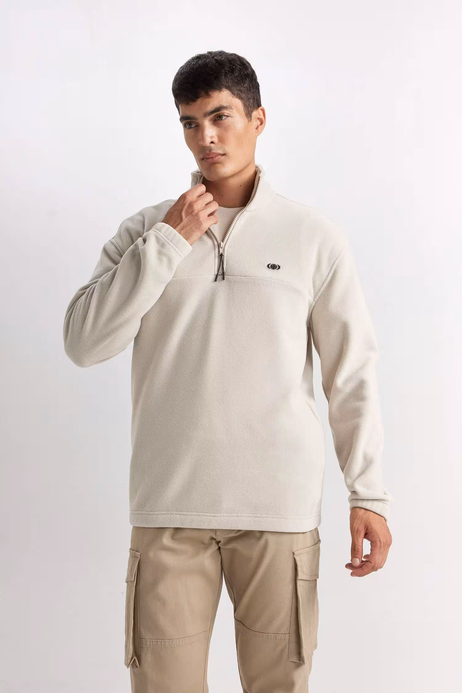 سویشرت مردانه بژ دفکتو