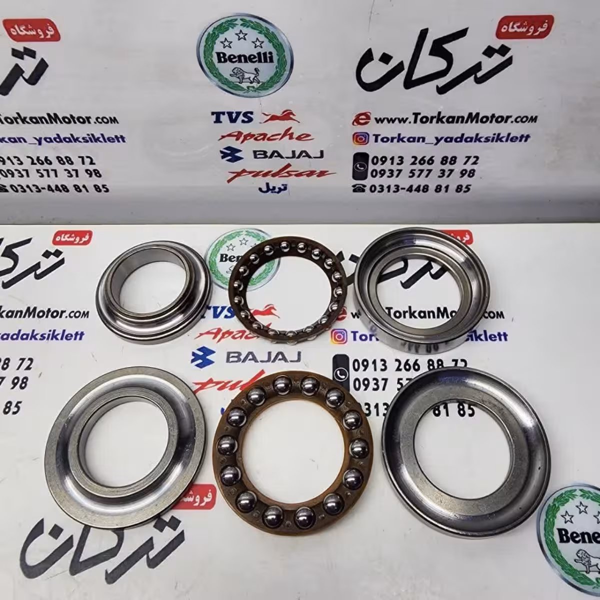 کاسه ساچمه فرمان موتور بنلی 150 و 180 و کیوی KEEWAY CITY 150 و 250 تک سیلندر جدید نیوفیس کیفیت درجه 1