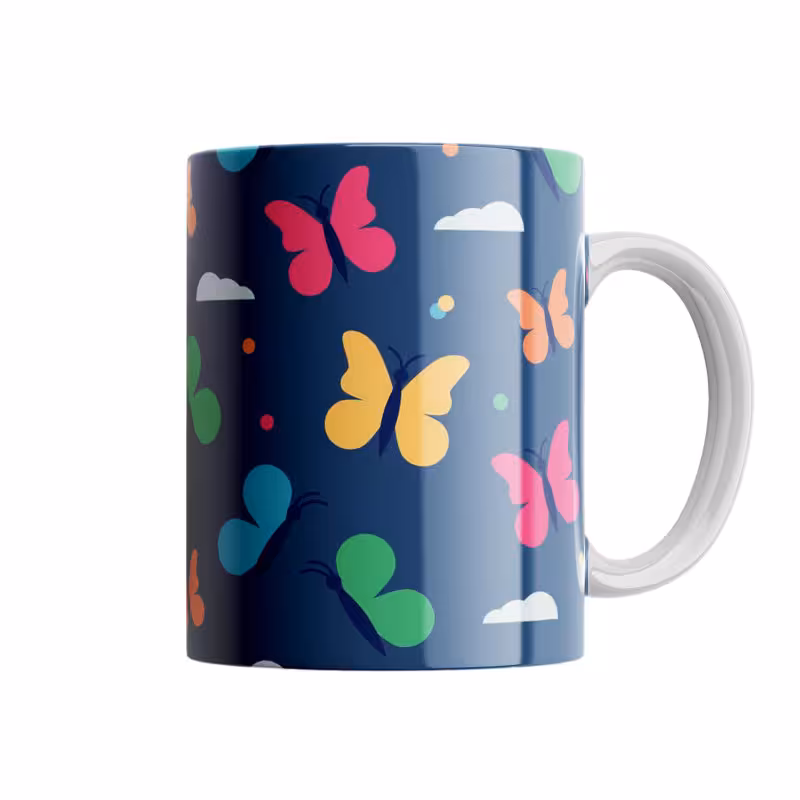 خرید ماگ-لیوان  BUTTERFLY کد N52