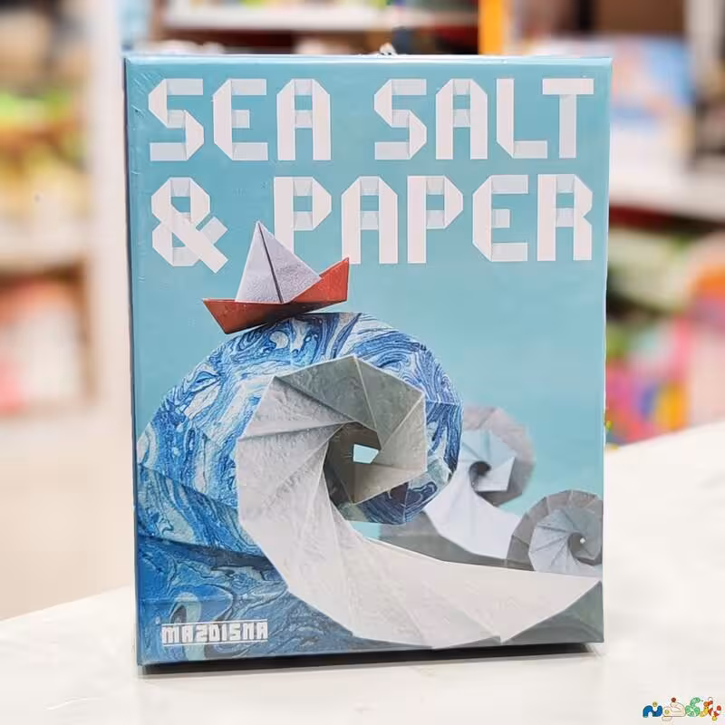 بازی کارتی sea salt and paper  نمک دریا و کاغذ از شرکت مزدیسنا برای 2 الی 4 نفر