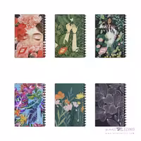 دفتر80برگ وزیری سیمی طلقی(دخترانه)هیرمندپیپر