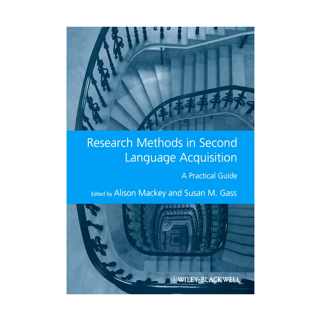 Research Methods in Second Language Acquisition