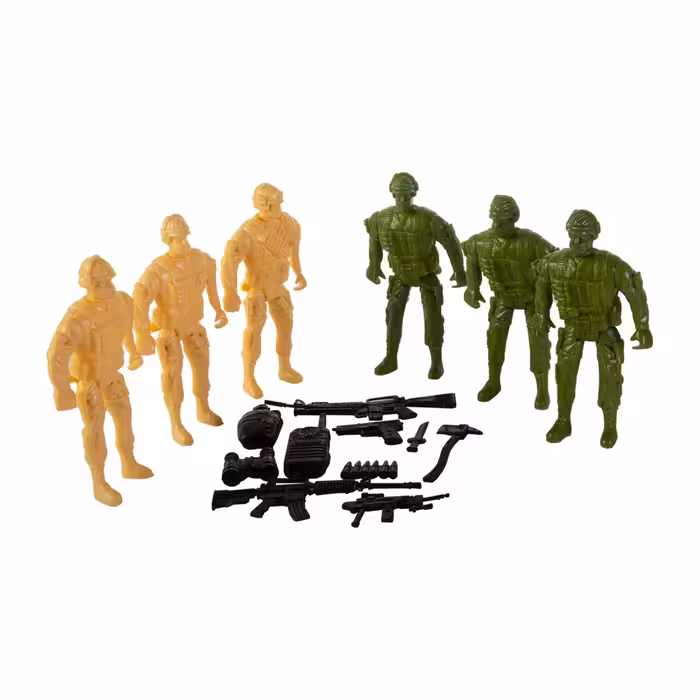 ست اسباب بازی طرح سرباز بسته 6 عددی