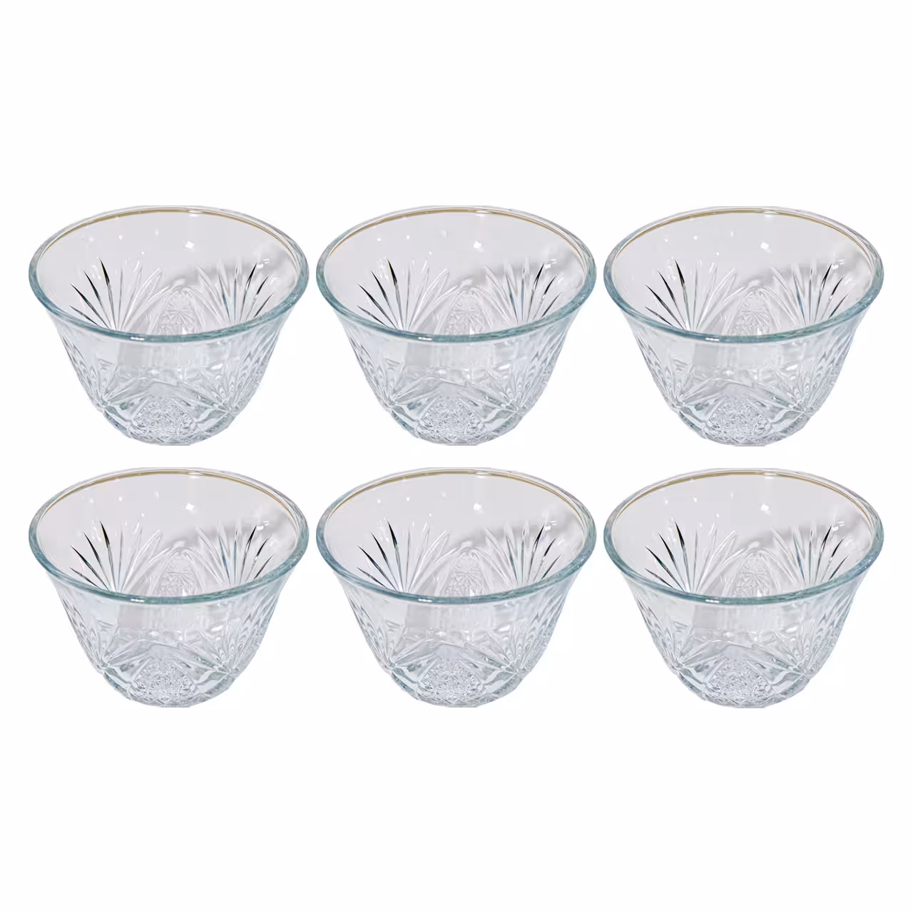 کاسه شیشه ای کاوه مدل کارتیر 6 عددی