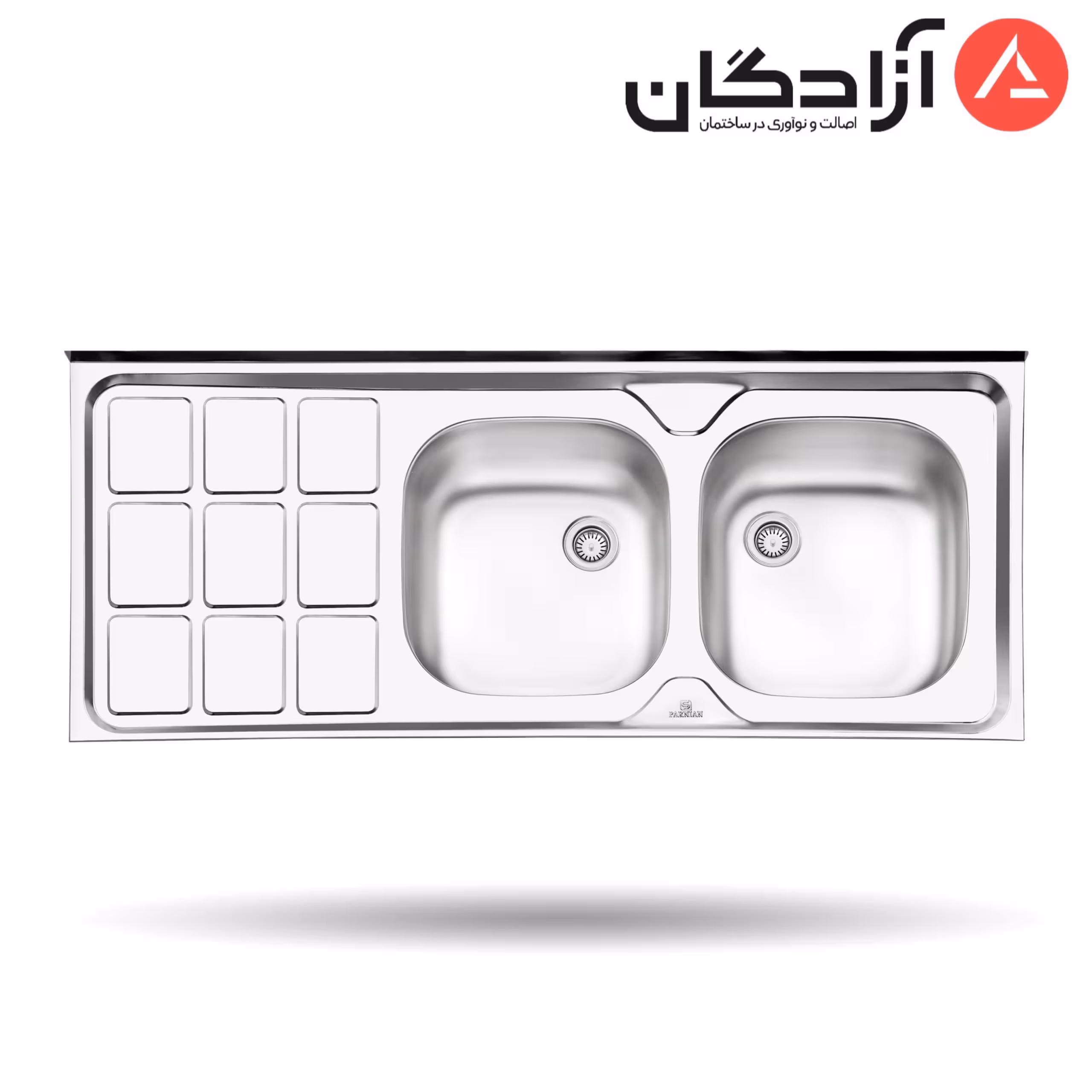 سینک کلاسیک پرنیان استیل PS3105