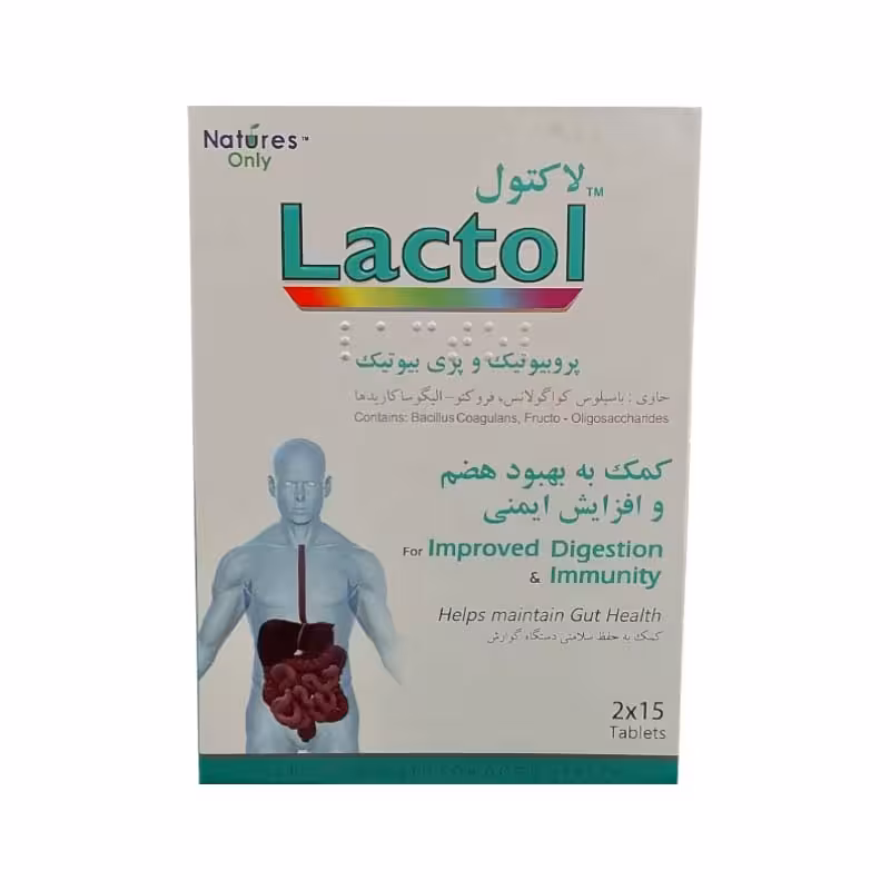 قرص لاکتول نیچرز اونلی 30 عدد | Natures Only lactol