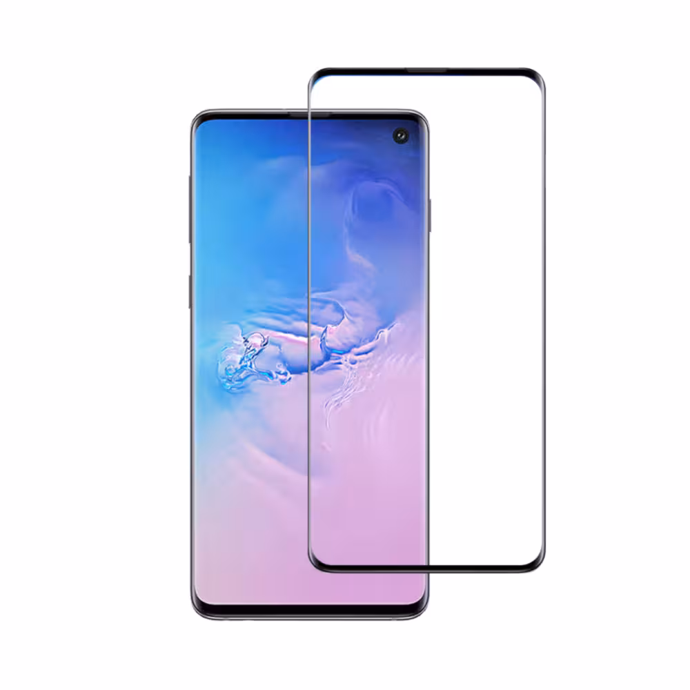 گلس ایج فول چسب سامسونگ s10 plus