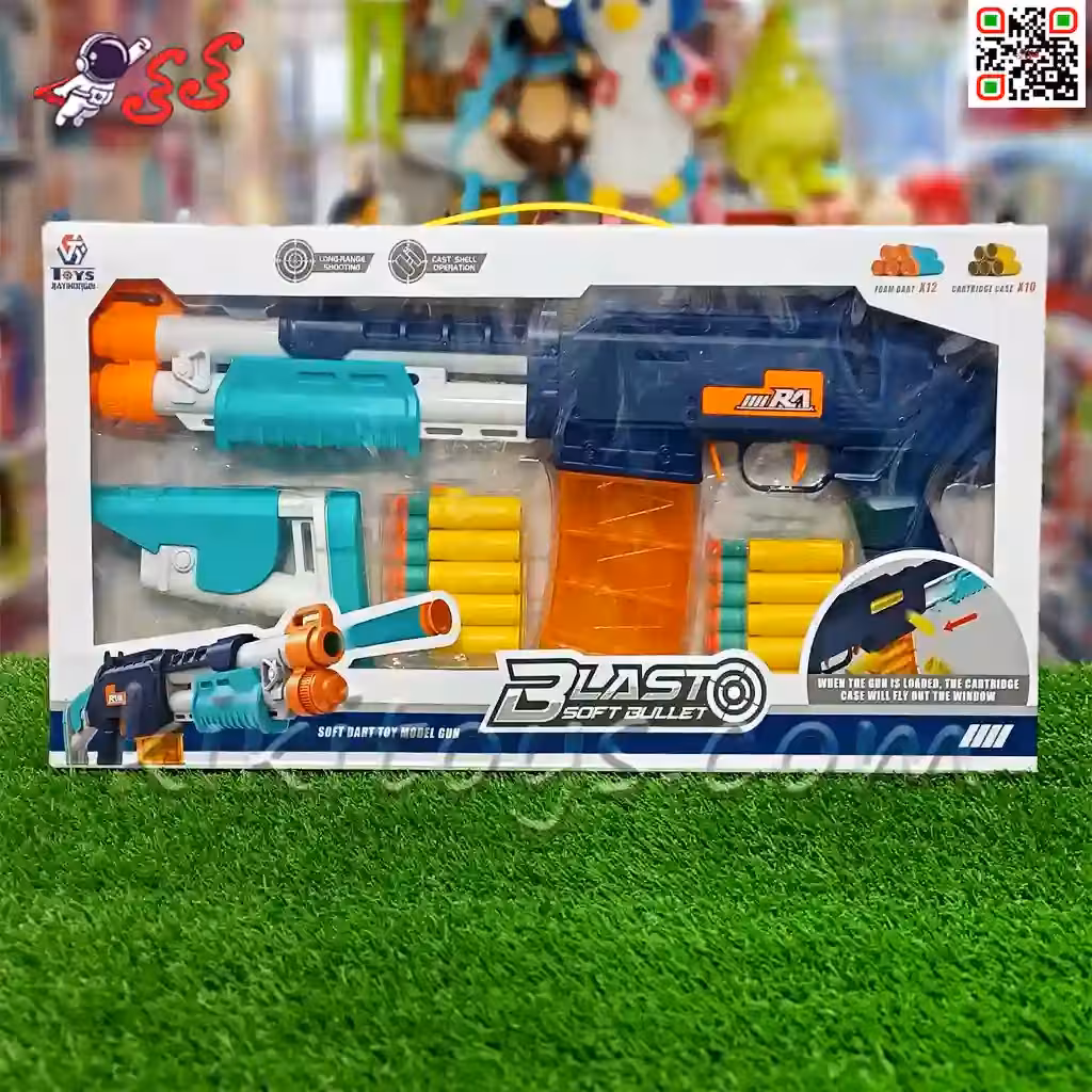 تفنگ و مسلسل پوکه پران اسباب بازی تیر اسفنجی Shoot gun 64883