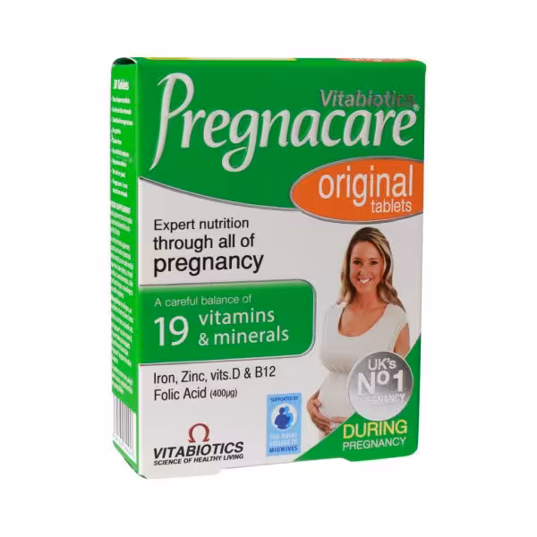 قرص پرگناکر ویتابیوتیکس PREGNACARE ORIGINAL