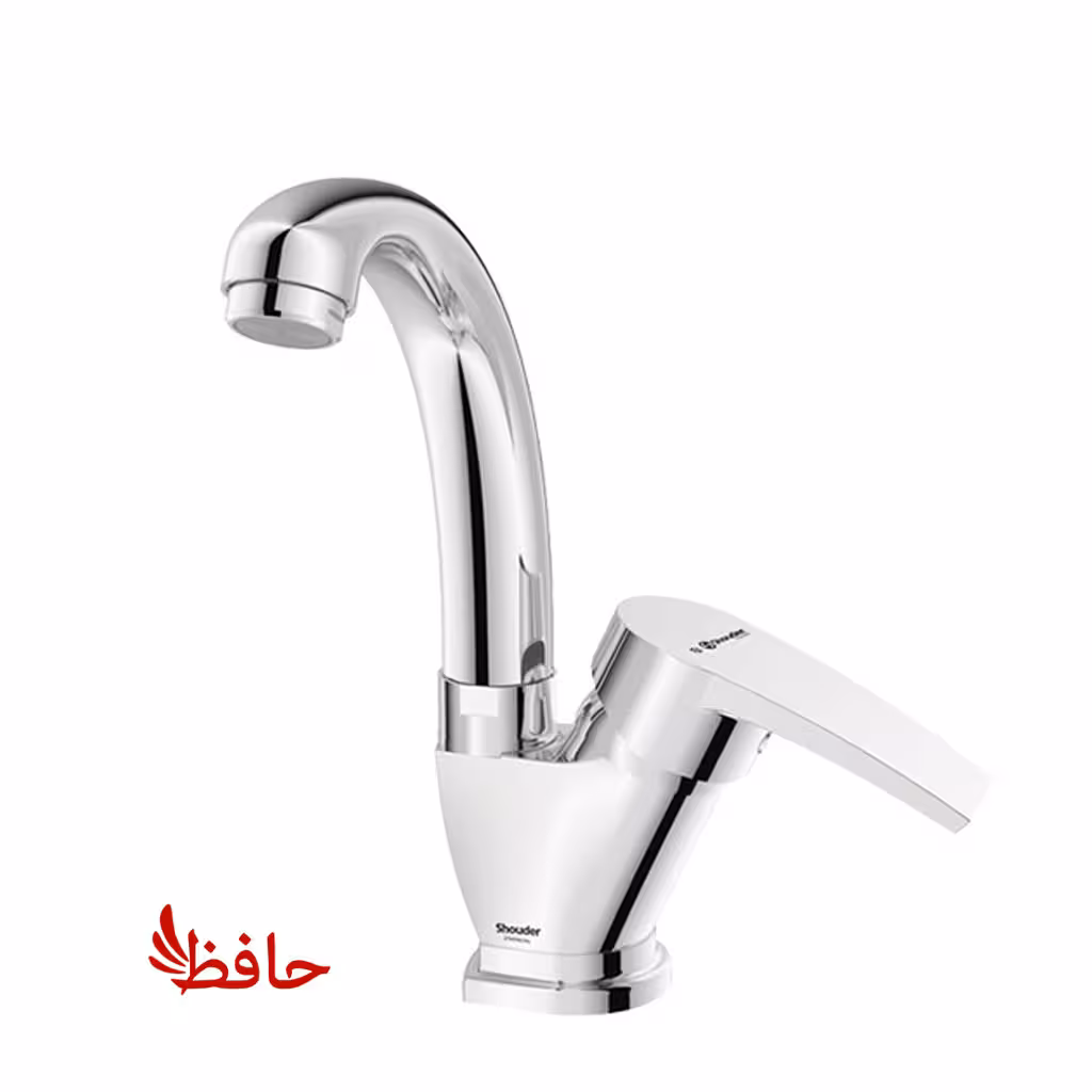 شیر روشویی متحرک شودر مدل اطلس تو پلاس کروم