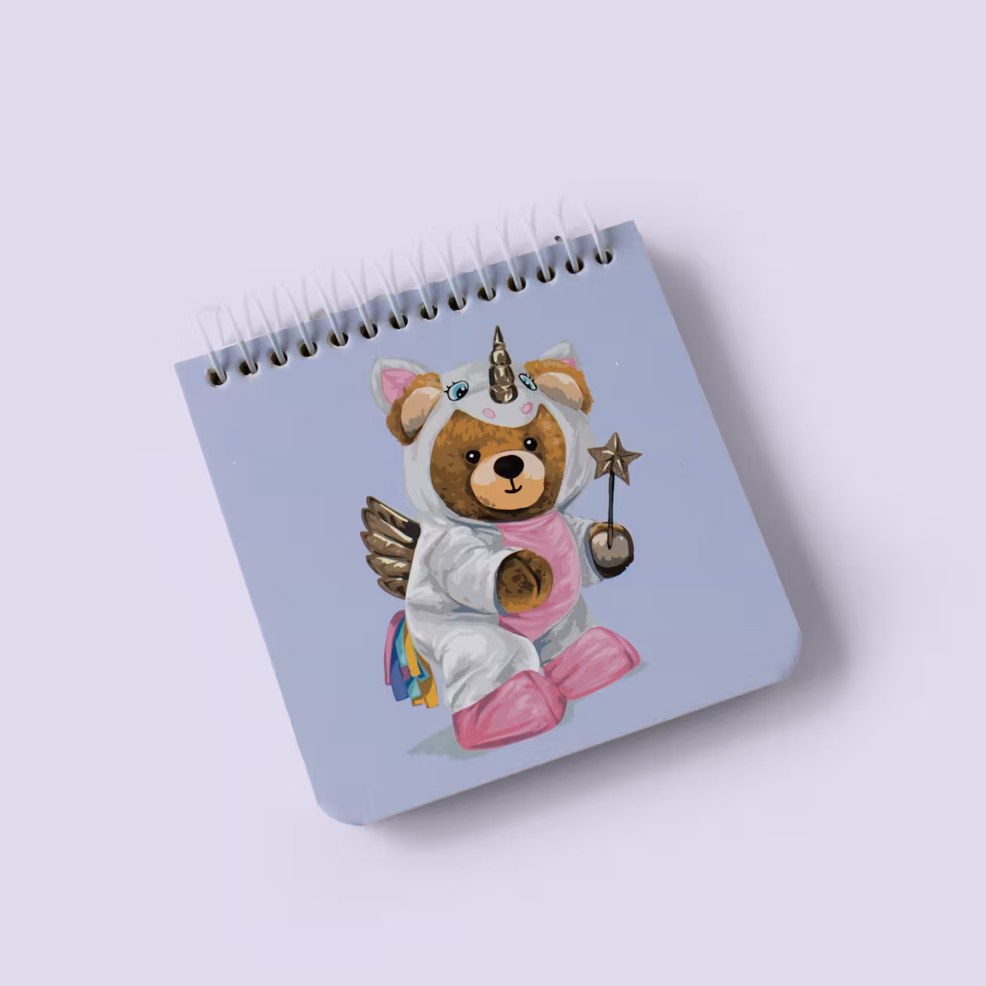 دفترچه مربع خط دار خرس یونیکورن کیچ بوک (KITSCH BOOK)