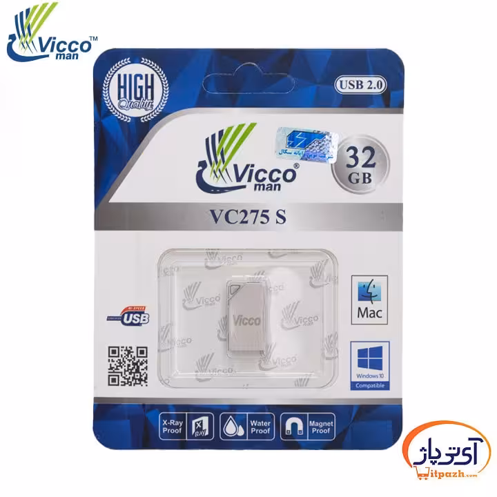 فلش مموری USB2.0 ویکومن 32 گیگابایت مدل VC275