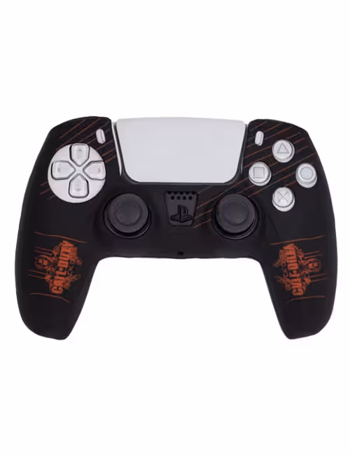 روکش محافظ دسته PS5 لیزری مشکی قرمز طرح کال آف دیوتی بلک اپس