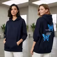 هودی زنانه مدل پروانه