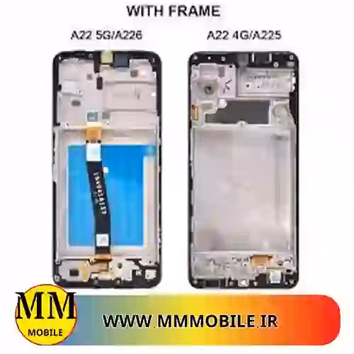 تاچ ال سی دی با فریم اصلی سامسونگ LCD ORG SAMSUNG A22 A226 5G