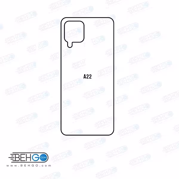 برچسب پشت گوشی سامسونگ Samsung A22