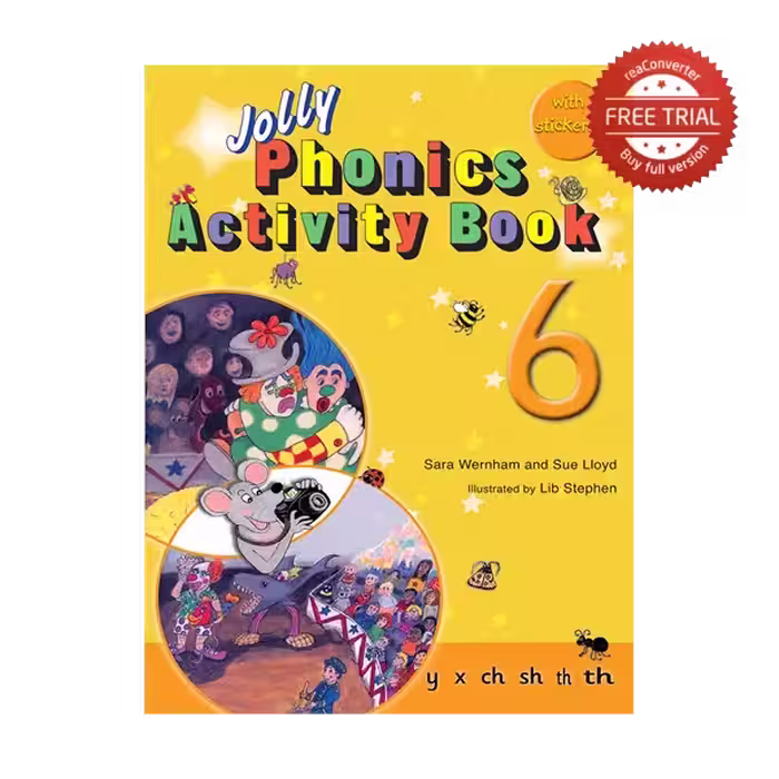 جولی فونیکس اکتیویتی بوک 6 | کتاب انگلیسی Jolly Phonics Activity Book 6