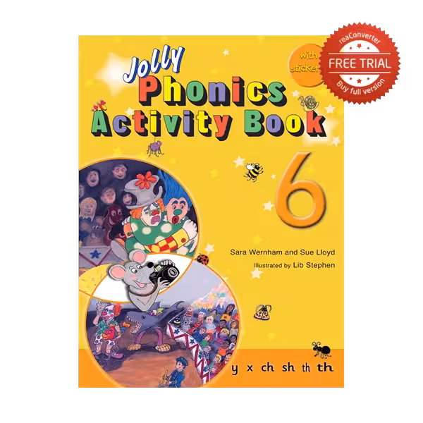 جولی فونیکس اکتیویتی بوک 6 | کتاب انگلیسی Jolly Phonics Activity Book 6