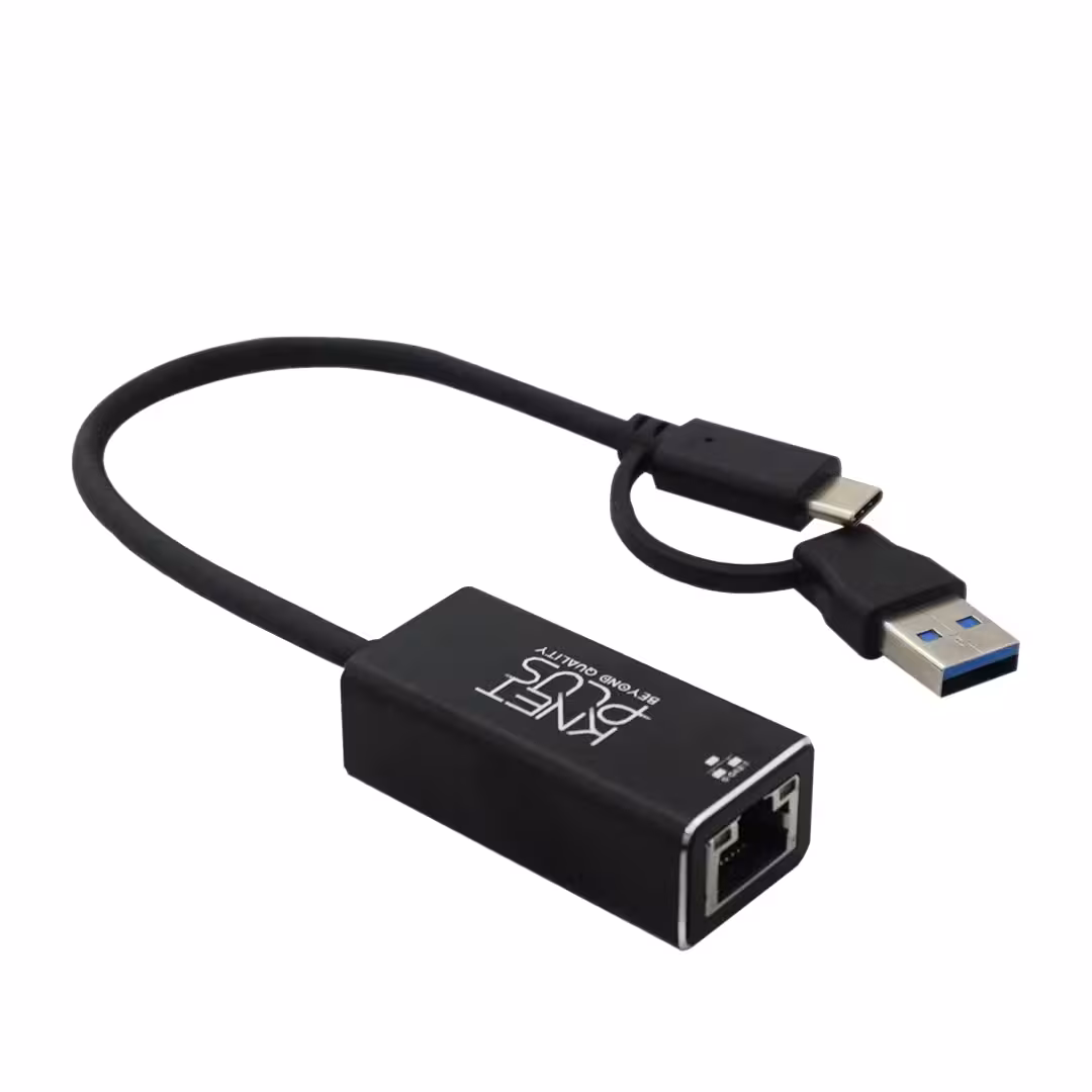 مبدل USB-C به LAN کی نت پلاس مدل KP-LA01