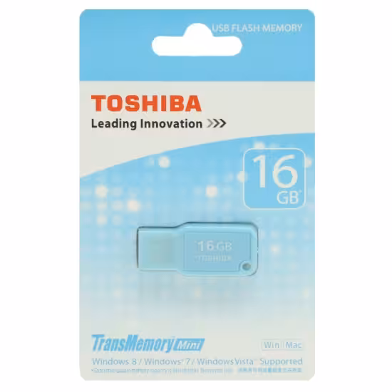 فلش مموری توشیبا مدل TransMemory Mini USB 2.0 ظرفیت 16 گیگابایت