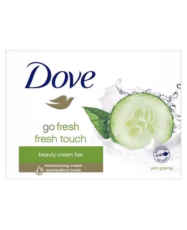 صابون داو Dove مدل go fresh عصاره خیار و چای سبز حجم 90 گرم