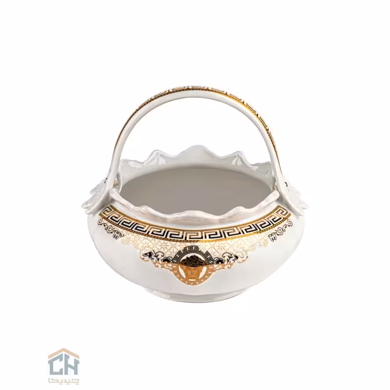 شکلات خوری سرامیکی گلدکیش طرح Versace مدل GK791821