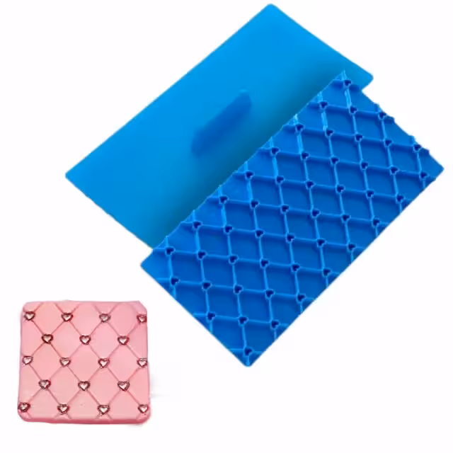 پانچ فوندانت طرح قلب ریز