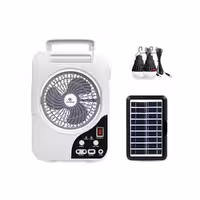 پنکه و چراغ کمپینگ 3 حالته پاوربانک دار مسافرتی