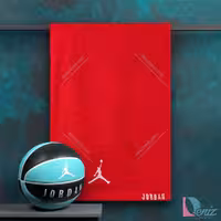 حوله ورزشی JORDAN قرمز سفید بزرگ