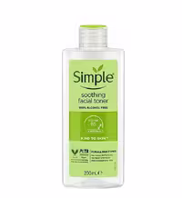تونر سیمپل آرامش بخش صورت مدل Soothing Facial Toner مناسب انواع پوست حجم 200 میلی لیتر