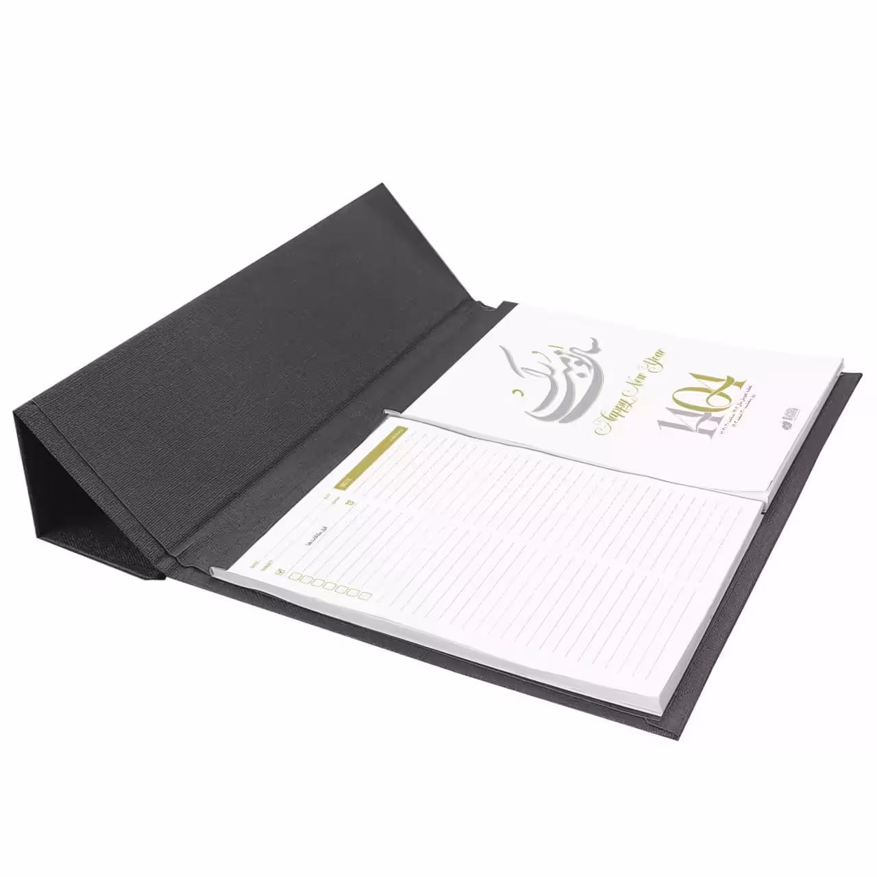 تقویم رومیزی سال 1404 مدل تبلتی طرح ساتن کد 117002112