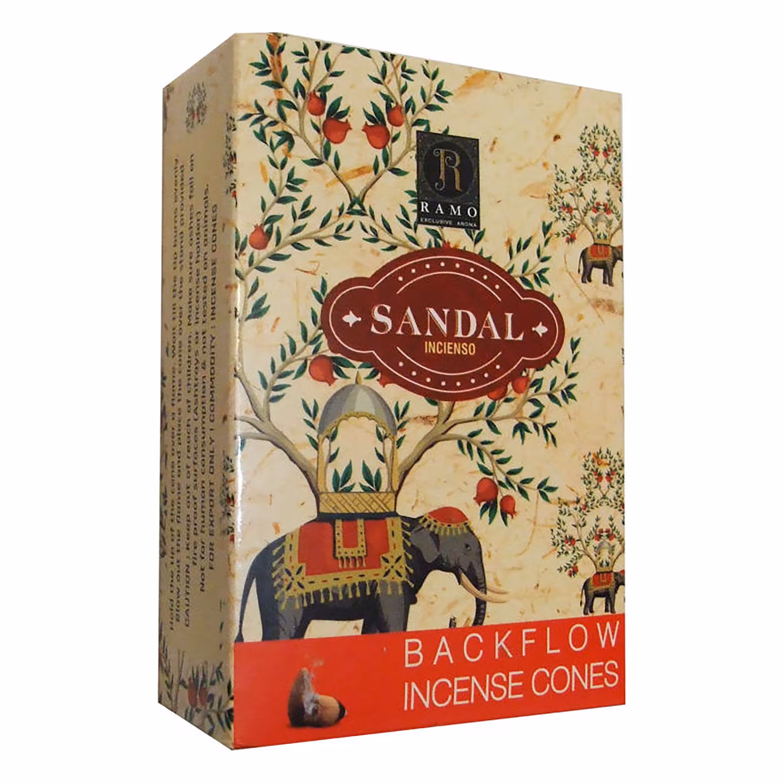 عود رامو مدل آبشاری طرح سندل کد ART-12 بسته 10 عددی