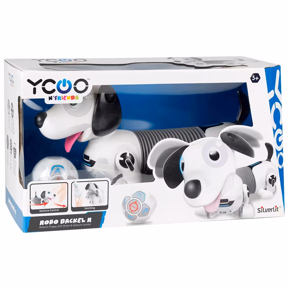 ربات سگ پا کوتاه کنترلی SilverLit مدل Robo Dackel R