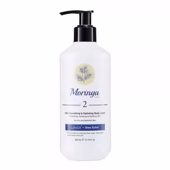 لوسیون بدن فوق مغذی شماره 2 مناسب پوستهای خشک و حساس 300ml مورینگا